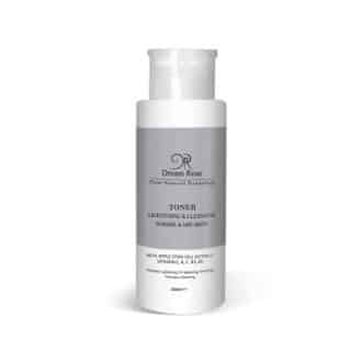 تونر روشن کننده و پاک کننده دریم رز - مخصوص پوست های خشک و معمولی